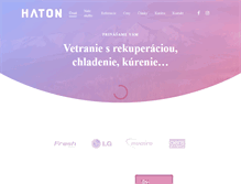 Tablet Screenshot of haton.sk